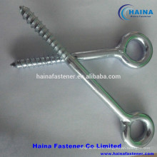 zinc plated wood eye Screw